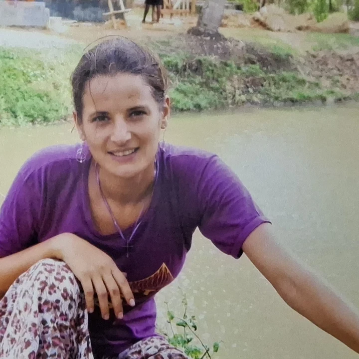 Retrato de Luciana Corbo durante su viaje